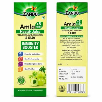 ZANDU AMLA HERBS HEALTH JUICE - 1 Ltr.